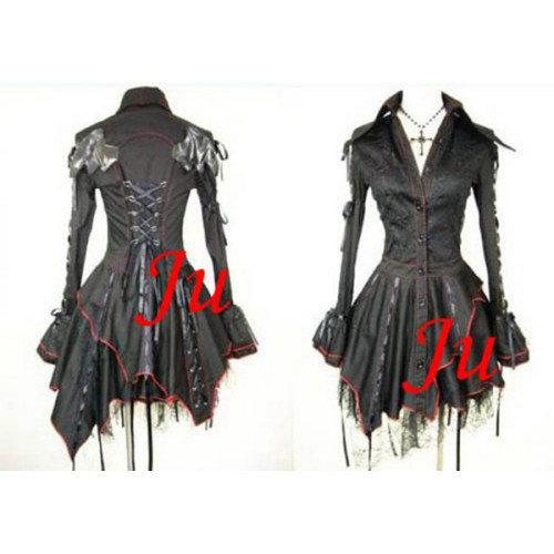 Gothic Lolita Punk Fashion Dress Cosplay Costume Tailor-Made[CK560]
