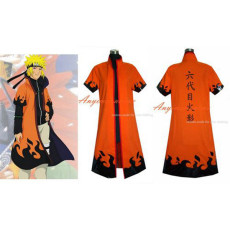 Naruto Uzumaki Outfit Jacket Coat Cosplay Costume Tailor-Made[G342]