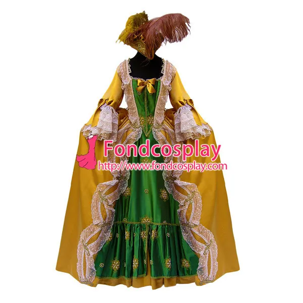 Victorian Rococo Gown Ball Dress Gothic Evening Dress Costume Tailor-Made[G1146]