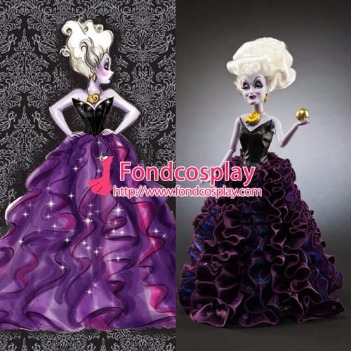 The Little Mermaid Ursula'S Sea Witch Dress Cosplay Costume Tailor-Made[G1321]
