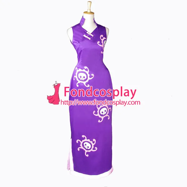 One Piece Boa Hankokku Dress Cheong-Sam Cosplay Costume Tailor-Made[G834]
