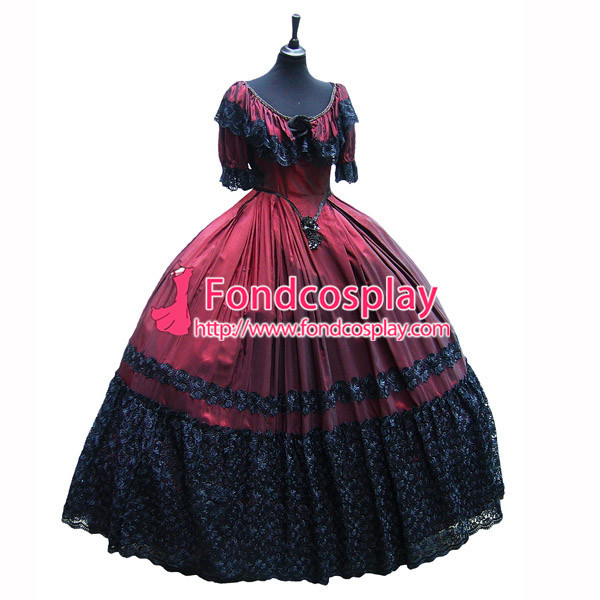 Victorian Rococo Gown Ball Dress Gothic Costume Tailor-Made[G1143]