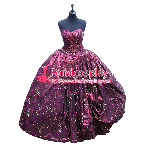 Victorian Rococo Gown Ball Costume Gothic Costume Tailor-Made[G1163]