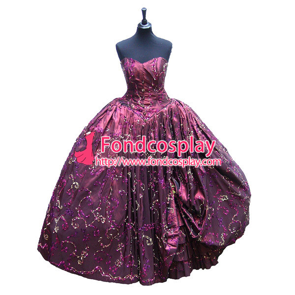 Victorian Rococo Gown Ball Costume Gothic Costume Tailor-Made[G1163]
