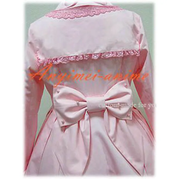 Gothic Lolita Punk Fashion Pink Dress Cosplay Costume Tailor-Made[CK1126]