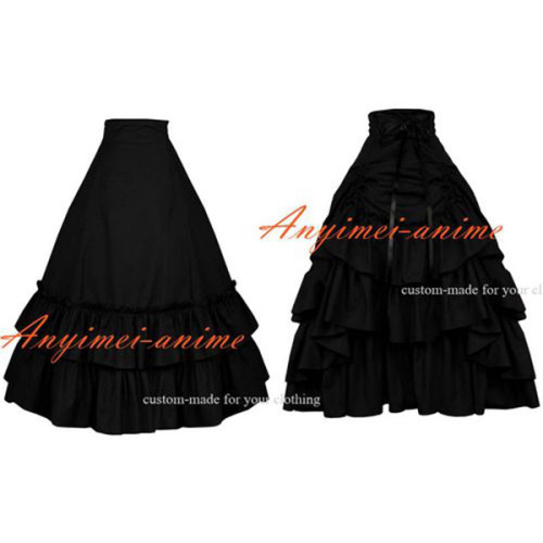 Medieval Gown Gothic Lolita Punk Cotton Skirt Cosplay Costume Custom-Made[G482]