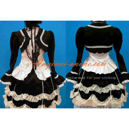 Gothic Lolita Punk Fashion Outfit Dress Cosplay Costume Tailor-Made[CK1158]
