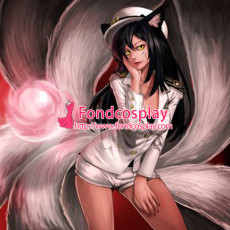 Lol-The Nine-Tailed Fox Ahri Outfit Game Costume Cosplay Tailor-Made[G1297]