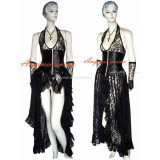 O Dress The Story Of O Black Lace Dress Cosplay Costume Tailor-Made[G355]
