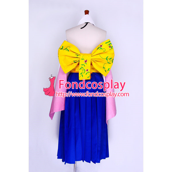 Final Fantasy Ffx 2 Yuna Sommer Dress Cosplay Costume Custom-Made[G727]