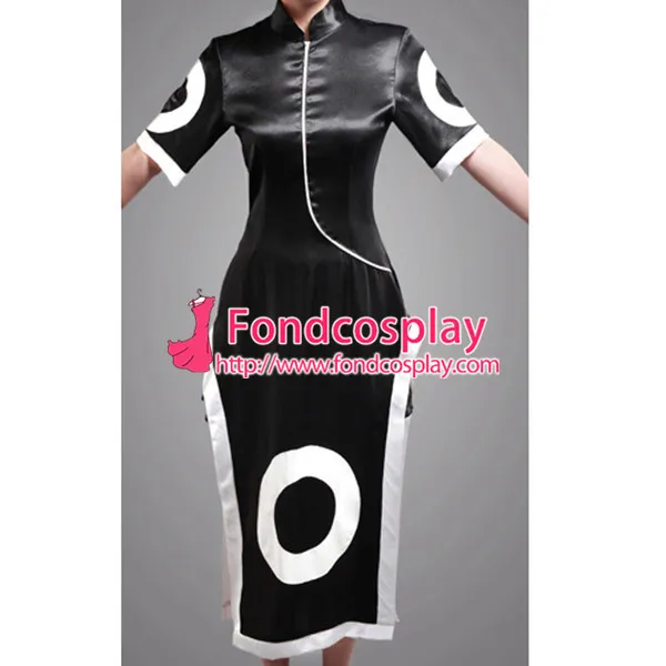 Naruto Haruno Sakura Black Satin Dress Cosplay Costume Tailor-Made[G088]