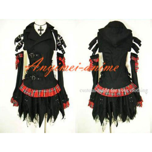 Gothic Lolita Punk Fashion Outfit Dress Cosplay Costume Tailor-Made[CK428]