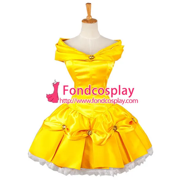 Belle Princess Short Dress Movie Costume Cosplay Tailor-Made[G1001]