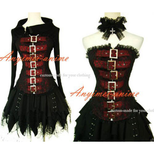 Gothic Lolita Punk Fashion Jacket Coat Dress Cosplay Costume Tailor-Made[CK1022]