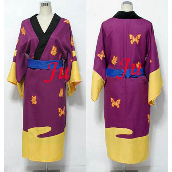 Silver Soul Takasugi Shinsuke Japan Kimono Cosplay Costume Tailor-Made[CK769]