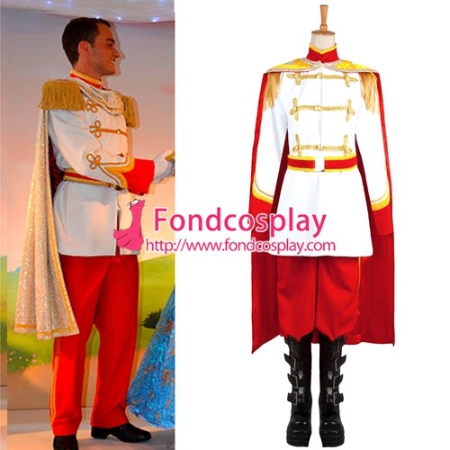 Princess Dress Cinderella The Prince Charming Unifrom Cosplay Costume Tailor-Made[G1335]