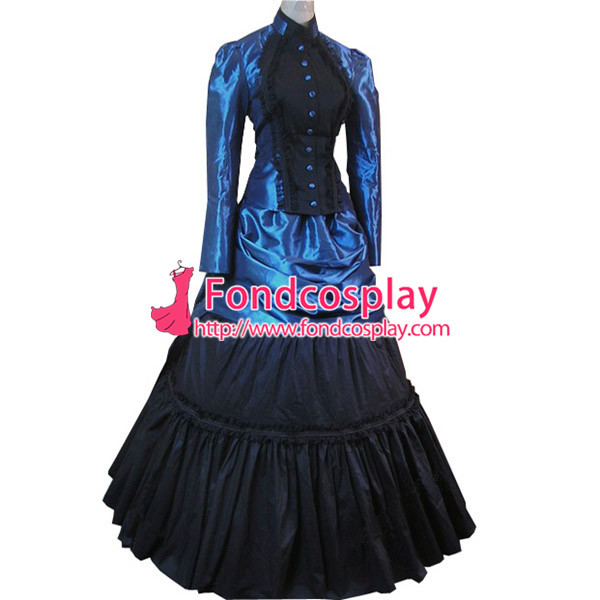 Gothic Lolita Punk Medieval Gown Long Evening Dress Jacket Tailor-Made[CK1428]