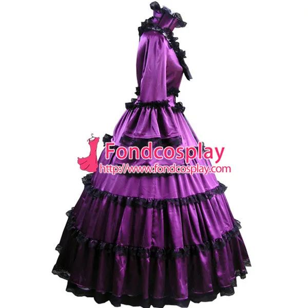 Gothic Lolita Punk Medieval Gown Grape Ball Long Evening Dress Jacket Tailor-Made[CK1414]