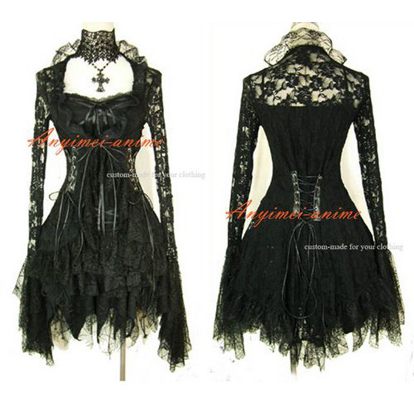 Gothic Lolita Punk Fashion Outfit Dress Cosplay Costume Tailor-Made[CK992]