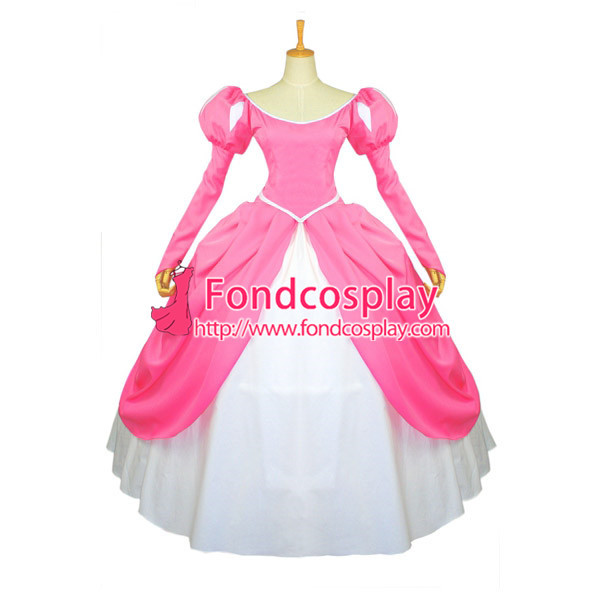 Beautiful Pink Princess Ariel Dress Cosplay Costume Custom-Made[G904]