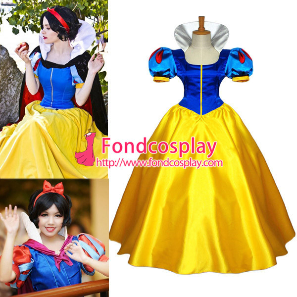 Anime Snow White Princess Dress Movie Cosplay Costume Custom-Made[G636]