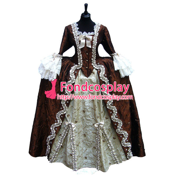 Victorian Rococo Gown Ball Costume Gothic Costume Tailor-Made[G1160]