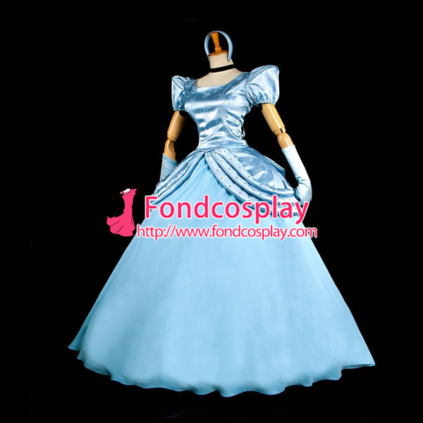 Princess Cinderella Dress Movie Costume Dress Tailor-Made[G1026]