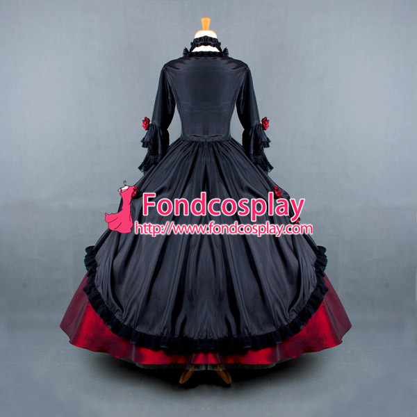 Victorian Rococo Medieval Gown Ball Dress Gothic Tafetta Cosplay Costume Tailor-Made[G774]