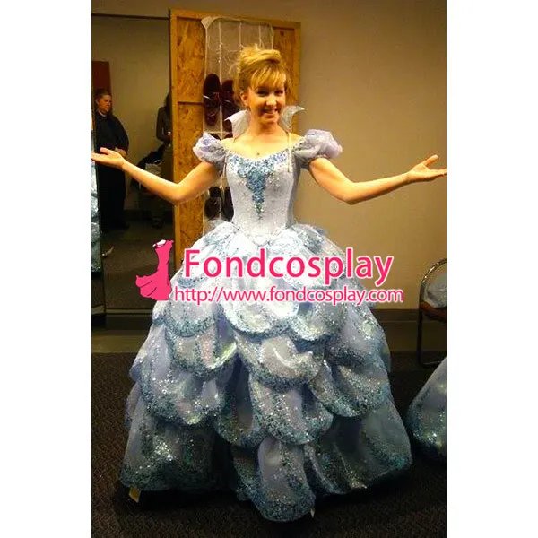 Princess Cinderella Dress Movie Costume Dress Tailor-Made[G1104]