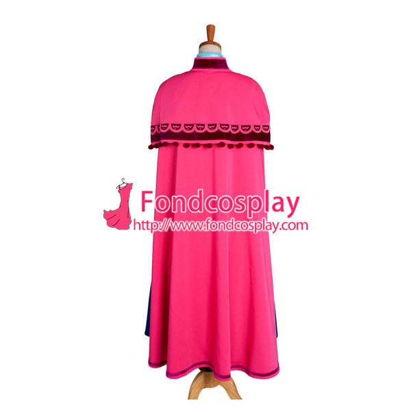 Princess Dress Anna Dress Movie Cosplay Costume Custom Made[G1224]