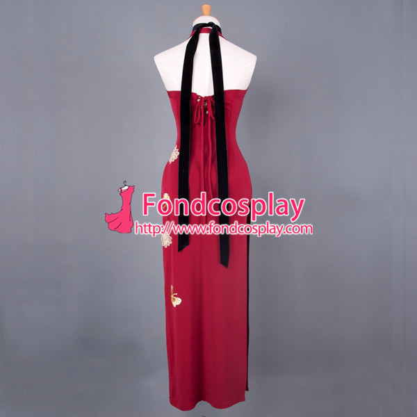 Resident Evil 5 Ada Wong Dress Qipao Movie Cosplay Costume Tailor-Made[G837]