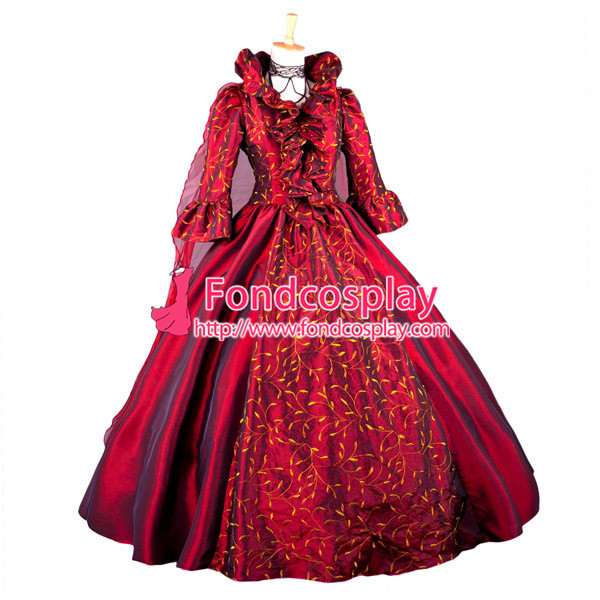 Victorian Rococo Gown Ball Dress Gothic Costume Tailor-Made[G1056]