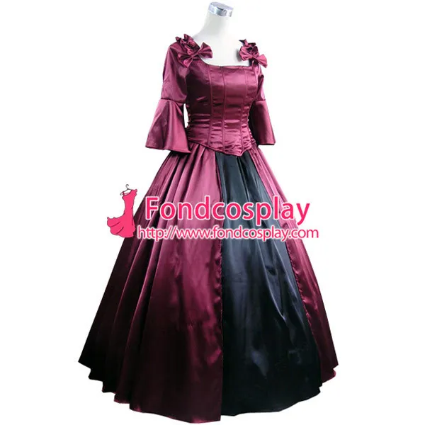Gothic Lolita Punk Medieval Gown Violet Ball Long Evening Dress Jacket Tailor-Made[CK1404]