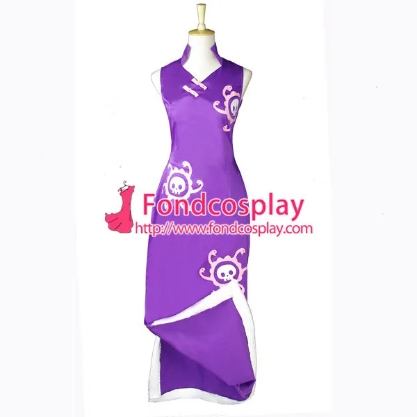 One Piece Boa Hankokku Dress Cheong-Sam Cosplay Costume Tailor-Made[G834]