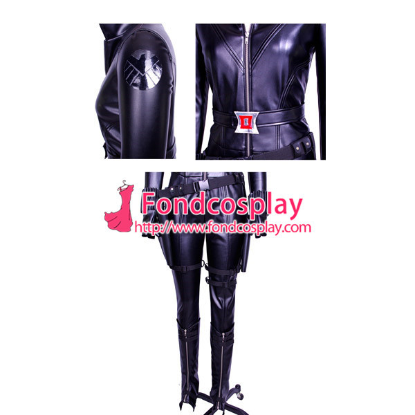 The Avengers Romanoff/Black Widow Scarlett Johansson Movie Costume Cosplay Custom-Made[G850]