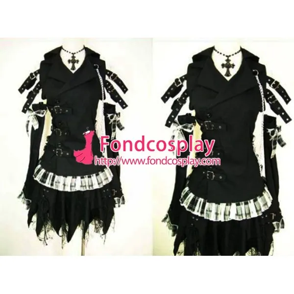 Gothic Lolita Punk Fashion Outfit Dress Cosplay Costume Tailor-Made[CK429]