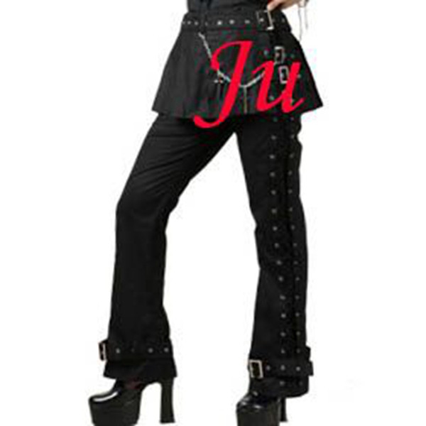 Gothic Tripp Punk Fashion Skirt Pants Trousers Cosplay Costume Tailor-Made[CK336]