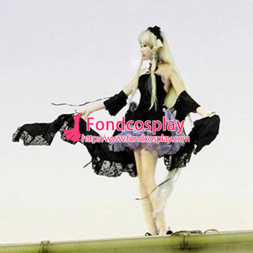 Chii Chobits Black Dress Cosplay Costume Tailor-Made[CK867]