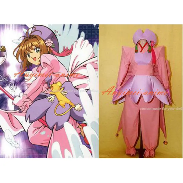 Cardcaptor Sakura Kinomoto Sakura Dress Cosplay Costume Tailor-Made[CK1207]