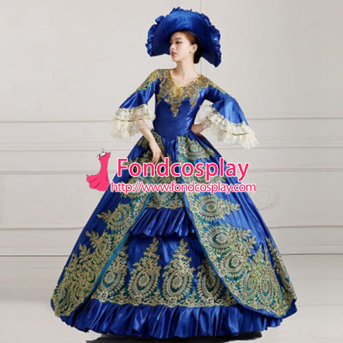 Victorian Rococo Gown Ball Outfit Gothic Punk Costume Tailor-Made[G3698]
