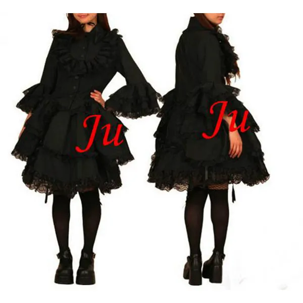 Gothic Lolita Punk Fashion Dress Outfit Cosplay Costume Tailor-Made[CK256]