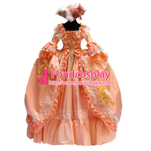 Victorian Rococo Gown Ball Outfit Gothic Evening Dress Costume Tailor-Made[G1153]