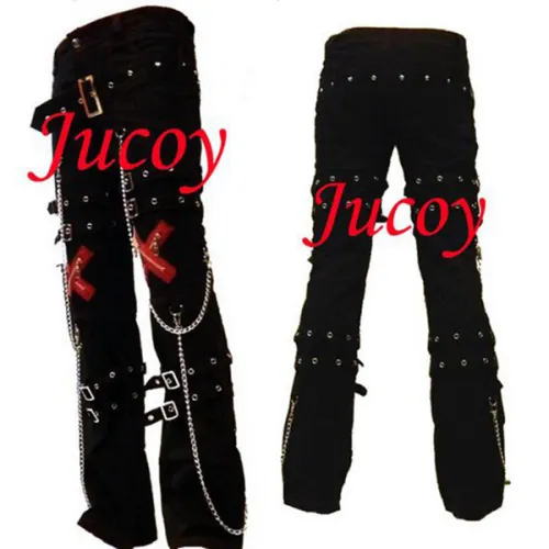 Gothic Tripp Punk Fashion Pants Trousers Cosplay Costume Custom-Made[CK969]