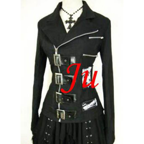 Gothic Lolita Punk Fashion Jacket Dress Cosplay Costume Tailor-Made[CK530]