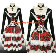 Gothic Lolita Punk Fashion Dress Cosplay Costume Custom-Made[CK1013]