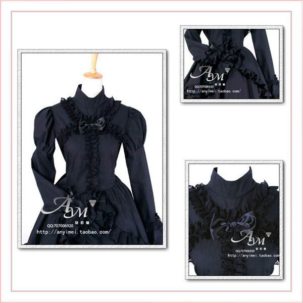 Gothic Lolita Punk Ball Medieval Gown Victoria Dress Cosplay Costume Tailor-Made[G435]