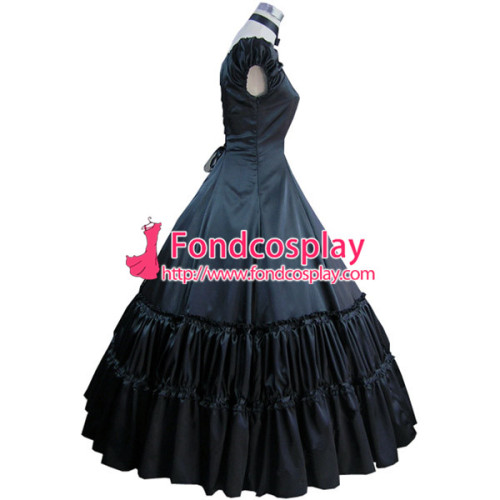 Gothic Lolita Punk Medieval Gown Ball Long Evening Dress Jacket Tailor-Made[CK1402]