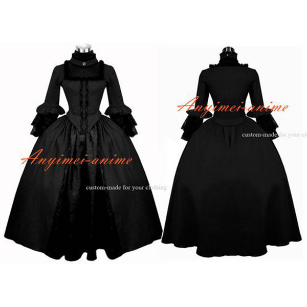 Victorian Rococo Medieval Gown Ball Outfit Gothic Punk Cotton Dress Cosplay Costume Tailor-Made[G484]