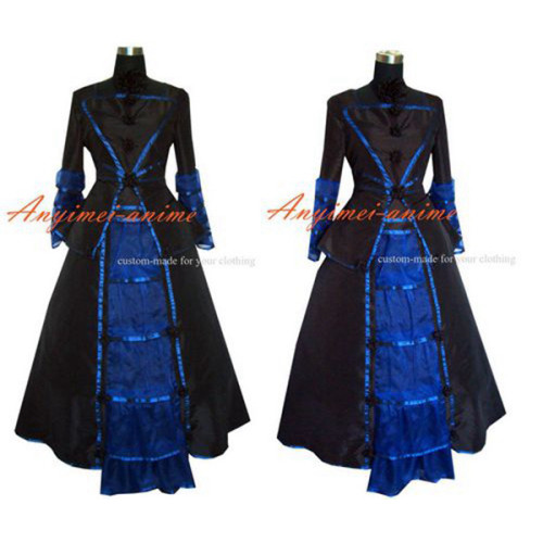 Victorian Rococo Medieval Gown Ball Dress Gothic Punk Cosplay Costume Tailor-Made[G336]