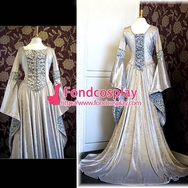 Victorian Rococo Gown Ball Dress Gothic Evening Dress Costume Tailor-Made[G902]